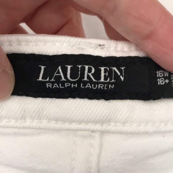 LAUREN Ralph Lauren Women White Ankles Jeans | 16 - Picture 12 of 15